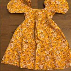 Janie and Jack Yellow Floral Dress